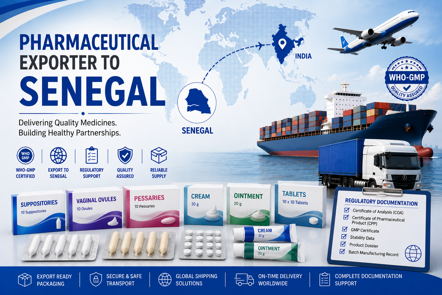 Pharmaceutical Exporter to Senegal